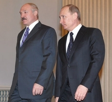 Poetin ontmoet Loekasjenko