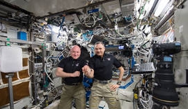 De kosmonauten in het ISS