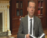 Medvedev leest op YouTube