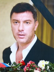 rouwportret van Nemtsov