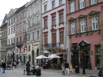 centrale plein van Lviv