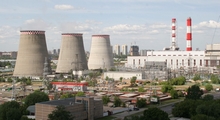 Terrein van het Moskouse energiebedrijf Mosenergo
