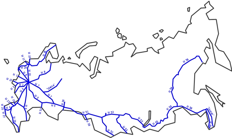 kaart van wegennet