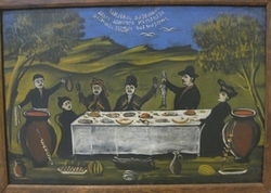 schilderij van Pirosmani