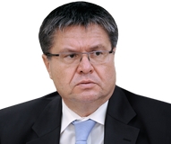 officiële foto van het hoofd van Oeljoekajev