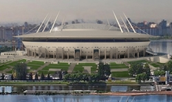 overzichtsfoto van het stadion